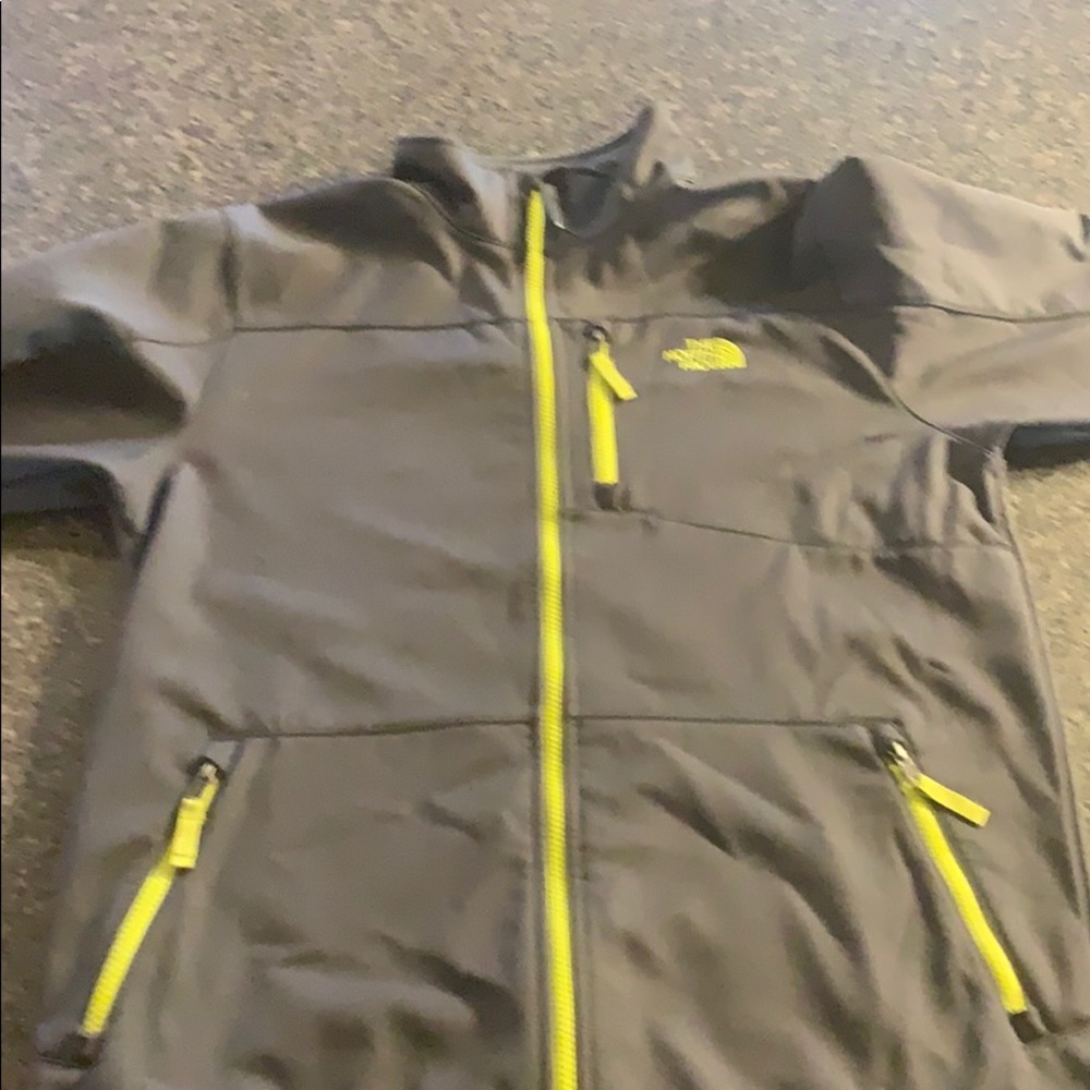 Boys Grey XL North face coat